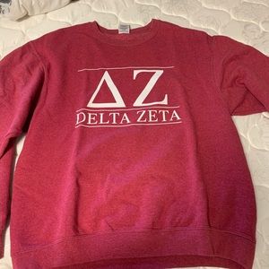 Delta zeta pullover sweatshirt